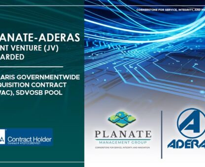 Planate-Aderas Joint Venture Polaris GWAC SDVOSB award